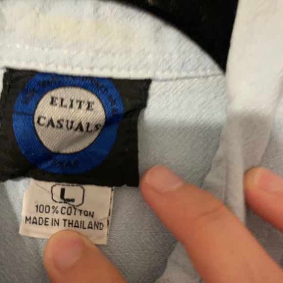 Vintage palm trees sleeveless button down blouse - Picture 9 of 9